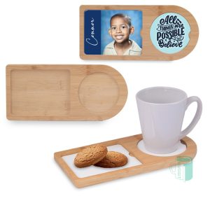 Bamboo Cookie & Tea tray (MUG NOT INCL)