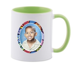 Two-Tone Lime Mug